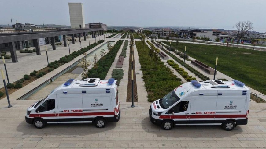 Tekirdağ Büyükşehir Belediyesi'nden 7/24 acil sağlık desteği