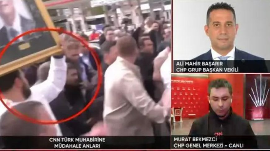CHP'li Ali Mahir Başarır, CNN Türk muhabiri Murat Bekmezci'den özür diledi