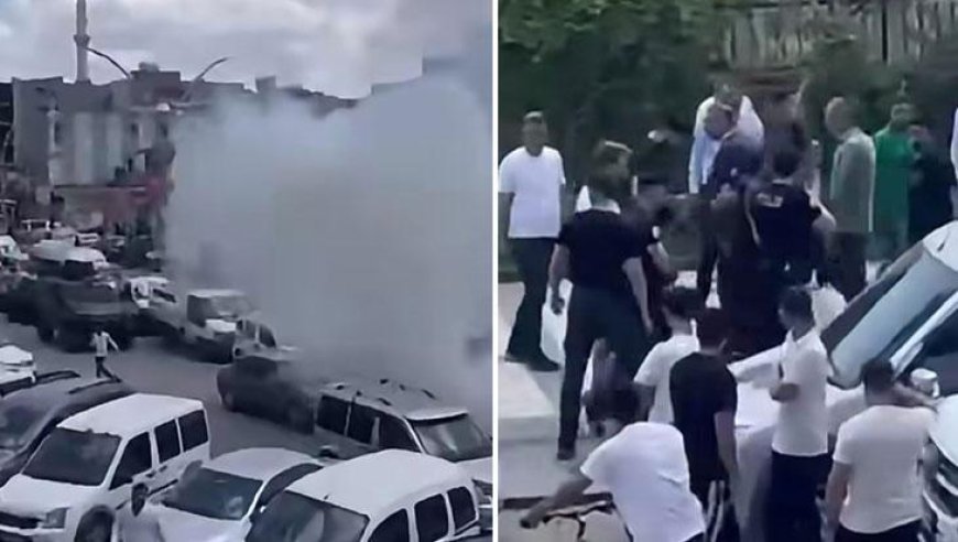 Şırnak'ta akrabalar birbirine girdi! Çevik Kuvvet biber gazıyla müdahale etti: Çok sayıda yaralı ve gözaltı var