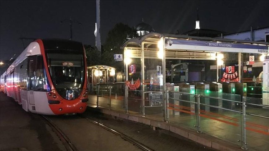 Yangın nedeniyle Kabataş-Bağcılar Tramvay Hattı'nda düzenleme