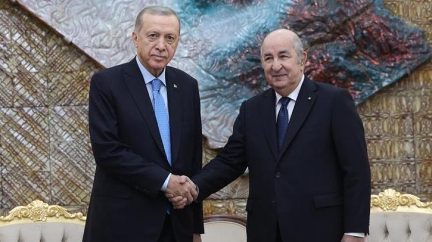 Cumhurbaşkanı Erdoğan Cezayir Cumhurbaşkanı Tebbun ile görüştü!