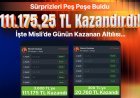 Sürprizleri Peş Peşe Buldu, 111.175,25 TL Kazandırdı! İşte Misli’de Günün Kazanan Altılısı…