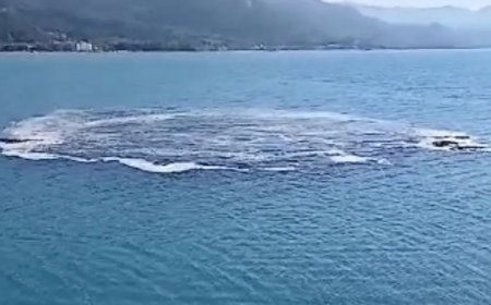 Kastamonu'da ilginç olay: Denizdeki kabarma vatandaşlarda panik yarattı