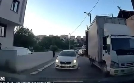 Trafikte ilginç anlar: 'Aracım arıza yaptı' dedi, yol vermedi