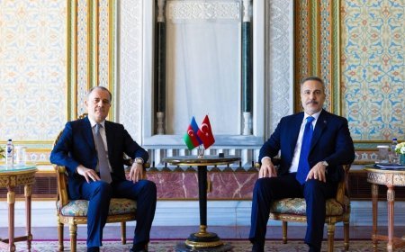 Dışişleri Bakanı Hakan Fidan, Azerbaycan Dışişleri Bakanı Bayramov ile görüştü