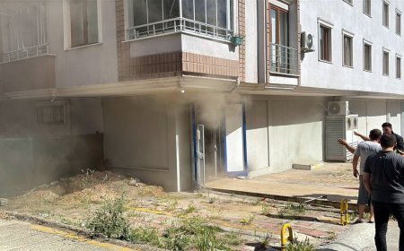 Çorlu’da market deposunda yangın, paniğe neden oldu