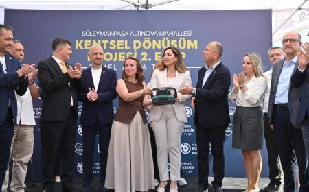 'Altınova Kentsel Dönüşüm Projesi'nde 2'nci etap konutlarının temeli törenle atıldı