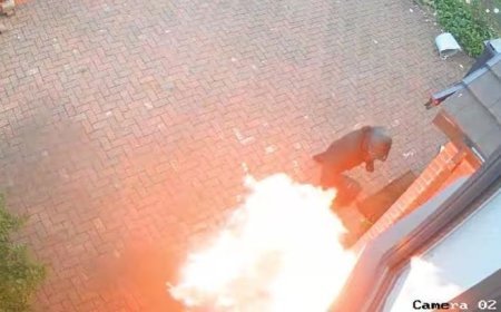 İngiltere'de imamın evine molotofkokteyliyle saldırı! 'Evin camını kırıp yanıcı madde attı'