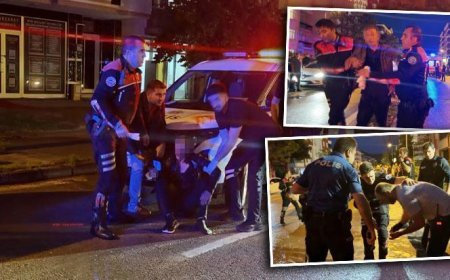 Kızını rahatsız eden gencin kulağını kesip boğazına bıçak dayadı! Polisin çıplak elle müdahalesi büyük faciayı önledi