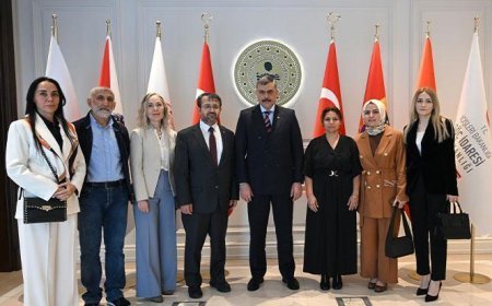 İçişleri Bakanı Çiftçi, GÜSODER heyeti ile görüştü