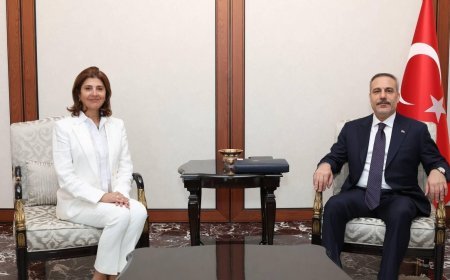 Dışişleri Bakanı Hakan Fidan, BM Genel Sekreteri'nin Kıbrıs Şahsi Temsilcisi'ni kabul etti