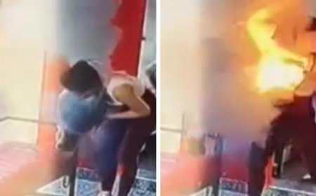 Çantasındaki şarj cihazı bir anda patladı! Alevler içinde kalan kadın neye uğradığını şaşırdı