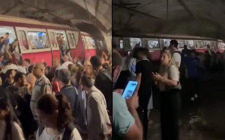 Kadıköy-Sabiha Gökçen Havalimanı metrosu raydan çıktı. Yolcular tünelden tahliye edildi