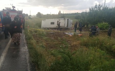 Isparta'da tur otobüsü devrildi. 4 kişi öldü, 26 kişi yaralandı