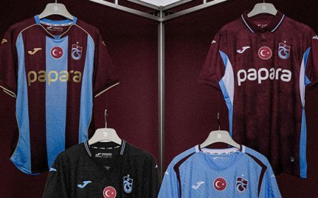 Trabzonspor, yeni sezon formalarını tanıttı!