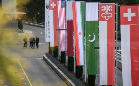 Dünyanın gözü İsviçre'deki zirvede! İran ile ABD arasındaki görüşmeden ilk kareler