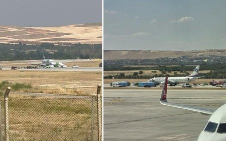 Gaziantep Havalimanı'nda yürekler ağza geldi! Uçağın inişi sırasında lastiği patladı: Bakanlıktan ilk açıklama