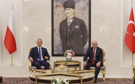 Polonya Cumhurbaşkanı Nawrocki Ankara'ya geldi