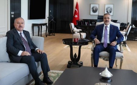 Dışişleri Bakanı Hakan Fidan ile Emniyet Genel Müdürü Fidan bir araya geldi