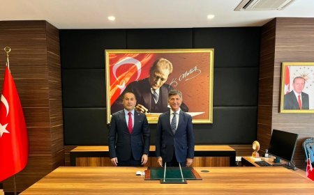Çorlu Adalet Komisyonu Başkanı Obut’tan Kaymakam Erten’e veda ziyareti