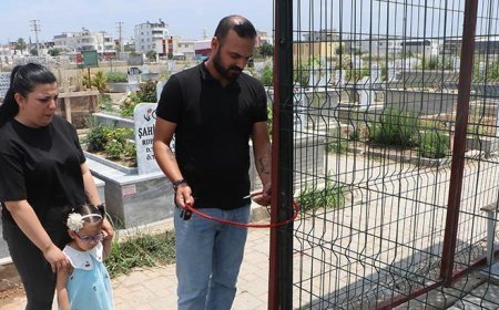 Mezarın etrafını çitle çevirip kapı taktılar! Nedeni akıl alır gibi değil