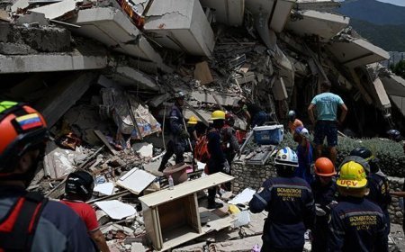 SON DAKİKA VENEZUELA HABERLERİ: Venezuela depreminin ardından can kaybı artıyor! Yüzlerce kişi enkaz altında