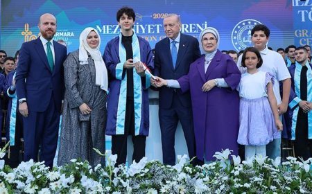 Cumhurbaşkanı Erdoğan, İTO Marmara Anadolu İmam Hatip Lisesi Mezuniyet Töreni'ne katıldı