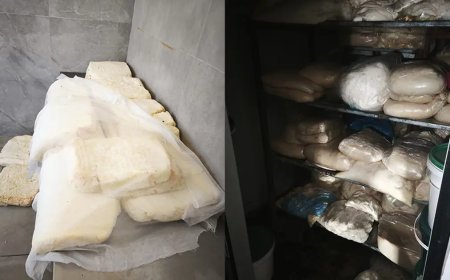 9 ton bozuk süt ve süt ürünü ele geçirildi