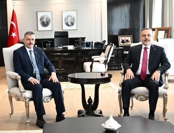 İçişleri Bakanı Çiftçi, Dışişleri Bakanı Fidan ile görüştü