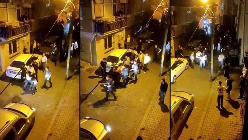 Kağıthane’de film gibi operasyon! Kapıyı açmayan şüphelilerin evinden kokain çıktı: Yaşanan arbede kamerada