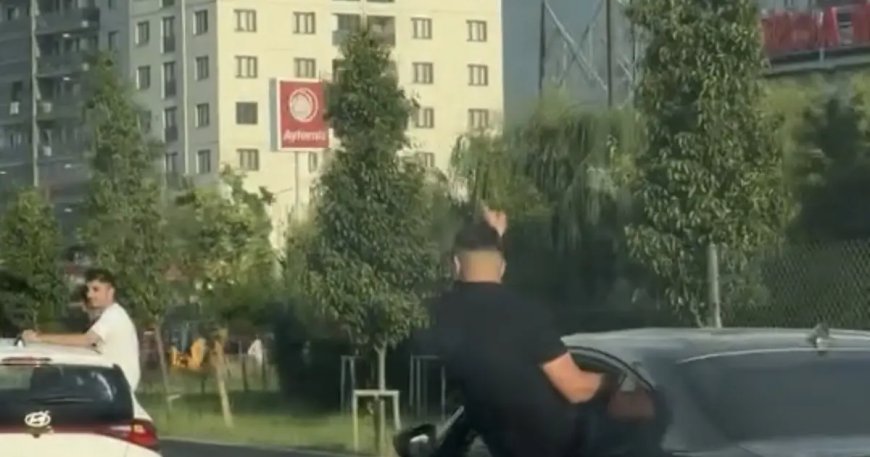 Düğün konvoyunda tehlikeli yolculuk