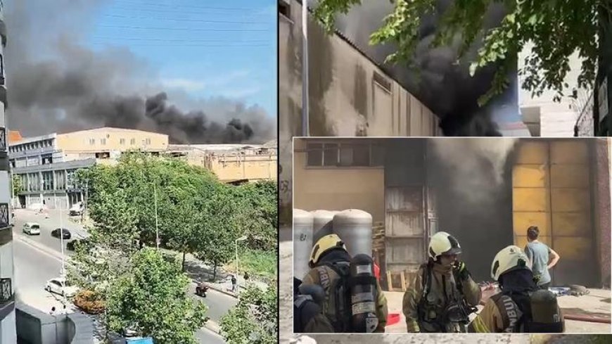 Son dakika... Esenyurt’ta fabrika yangını! Çok sayıda ekip sevk edildi