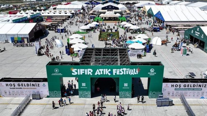 Sıfır Atık Vakfı Başkanı Ağırbaş: Festivalde 1 milyondan fazla insanımızı, 183 ülkeden misafirlerimizi ağırlıyoruz
