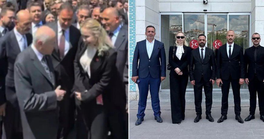 İbrahim Tatlıses'in eski eşi Ayşegül Yıldız MHP'ye katıldı