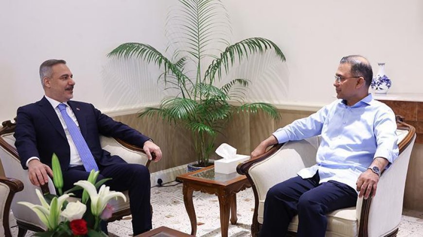Dışişleri Bakanı Hakan Fidan, Bangladeş Başbakanı Rahman ile görüştü