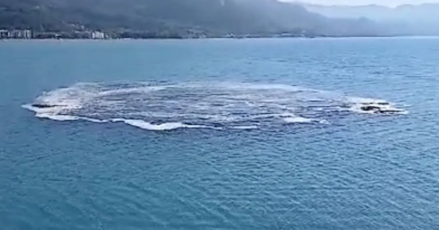 Kastamonu'da ilginç olay: Denizdeki kabarma vatandaşlarda panik yarattı