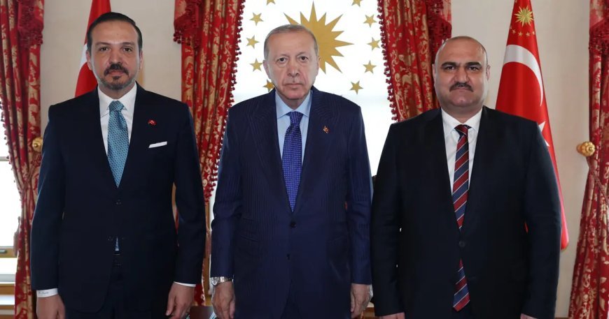 Cumhurbaşkanı Erdoğan, Kerkük Valisi ve Irak Türkmen Cephesi Başkanı Mehmet Seman Ağa'yı kabul etti