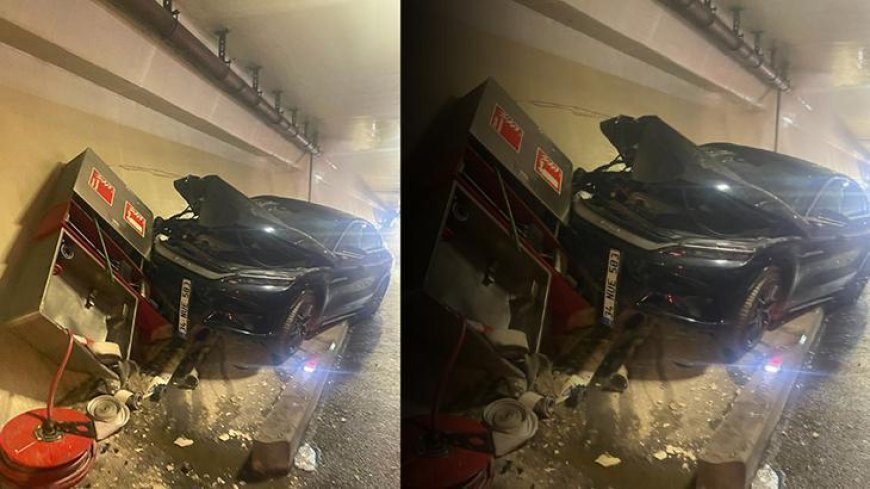 SON DAKİKA HABERİ: Avrasya Tüneli'nde kaza! Valilikten 'deniz suyu' açıklaması