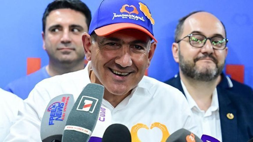 Ermenistan'da kazanan Paşinyan oldu! Seçimin ardından ilk kez konuştu: 'Tarihi bir başarı'