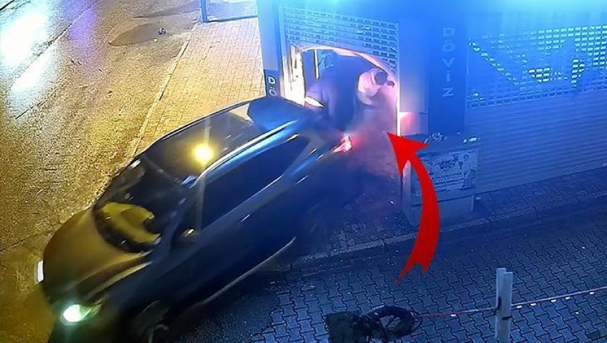 Sabaha karşı film gibi soygun! Kepengi ciplerle kırıp döviz bürosuna girdiler