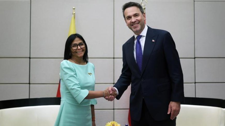 Masada iki kritik konu var! Bakan Bayraktar, Venezuela geçici Devlet Başkanı Rodriguez ile görüştü
