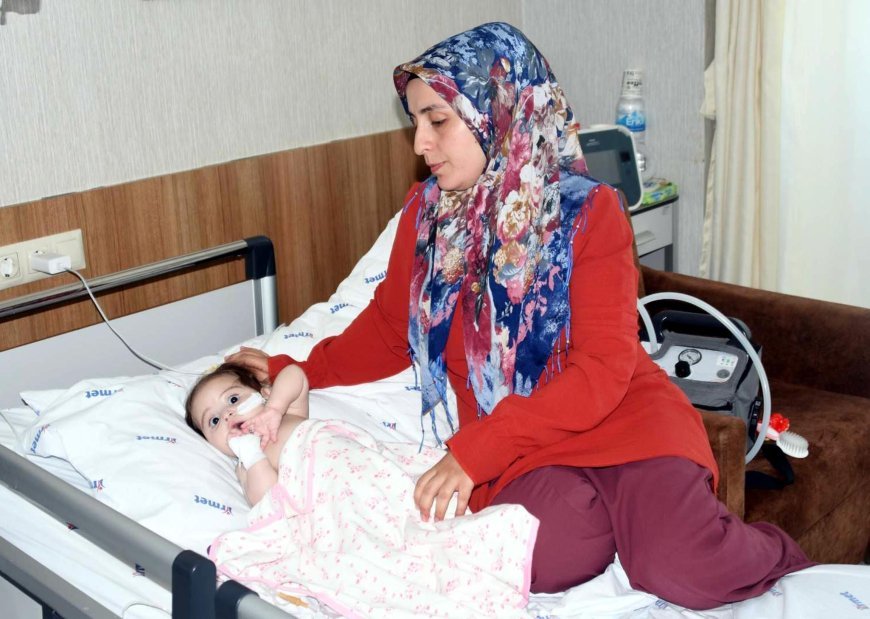 9 günlükken SMA Tip-1 teşhisi konuldu! 8 aylık Afra Sıla yaşam mücadelesini 3 cihaza bağlı sürdürüyor