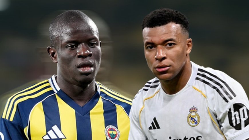 Kylian Mbappe'den Fenerbahçe'nin yıldızı Kante'ye övgüler: 'Sahada dört kişi adına koşuyor!'