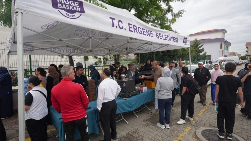 Ergene Belediyesi’nden YGS öğrencileri ve ailelerine destek