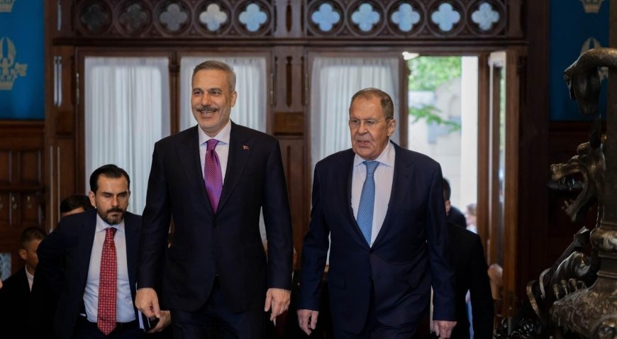 Dışişleri Bakanı Hakan Fidan, Moskova'da Rus mevkidaşı Lavrov ile bir araya geldi