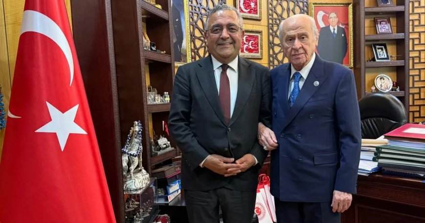 Bahçeli, CHP milletvekili Sezgin Tanrıkulu ile görüştü