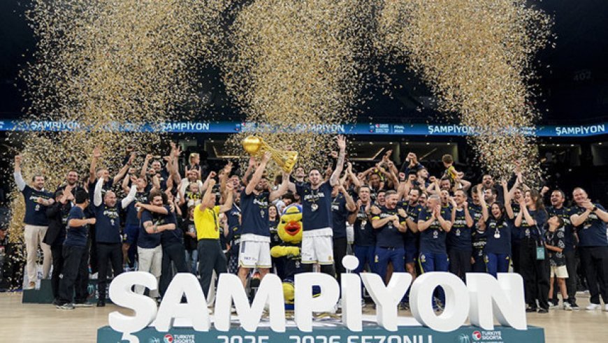 Türkiye Sigorta Basketbol Süper Ligi'nde şampiyon Fenerbahçe Beko!