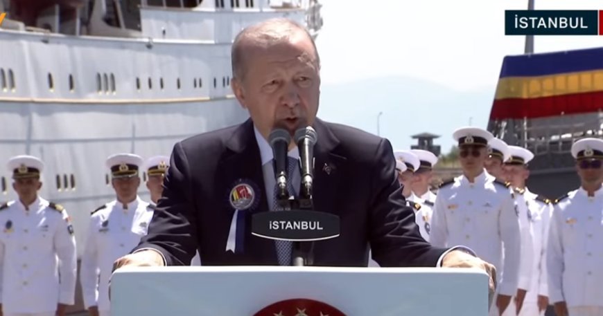 Türkiye tarihinde bir ilk | Cumhurbaşkanı Erdoğan:  NATO ve AB üyesi bir ülkeye savaş gemisi ihracı gerçekleşmiştir