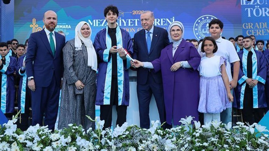 Cumhurbaşkanı Erdoğan, İTO Marmara Anadolu İmam Hatip Lisesi Mezuniyet Töreni'ne katıldı