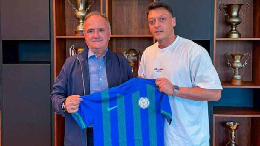 Mesut Özil ve Rizespor arasında iş birliği anlaşması yapıldı